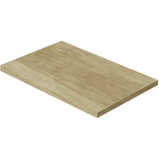 Baikal Arbeitsplatte aus Holz für Badezimmer, Melamin, 16 mm, Tischplatte, Verschiedene Ausführungen und Maße, kombinierbar mit jedem modularen Möbelstück der Marke