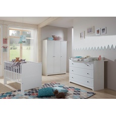 Bild »Thilo«, (Set, 3 St., Kinderbett, Schrank, Wickelkommode), Made in Germany; mit Kinderbett, Schrank und Wickelkommode