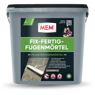 MEM BAUCHEMIE GMBH Fix-Fertig-Fugenmörtel witterungsbeständig steingrau 12,5 kg