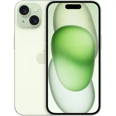 Apple iPhone 15 (256 GB, Green, 6.10", SIM + eSIM, 48 Mpx, 5G), Smartphone, Grün