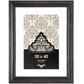 Nielsen Design Accent Vintage 30x40 Wood Photo Bilderrahmen - Black