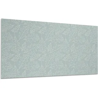 Blätter Auf Zartem Hintergrund – Selbstklebende Fliesen – Wandverkleidung – Wandpaneel – PVC Fliesen – Vinylflisen – PCV Flisen – Selbstklebend – Wanddeko –100 x 50 cm