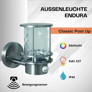 LEDVANCE Endura Classic Post Up Sensor stahl