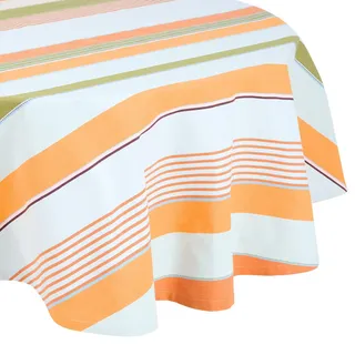 Butlers Tischdecke Supper Club rund , Multicolor , Textil , 180x180 cm , Heimtextilien, Wohntextilien, Tischwäsche, Tischdecken