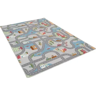 Snapstyle Snapstyle, Spielteppich + Spielmatte, Kinder Spiel Strassenteppich Fun Town (200 x 300 cm)