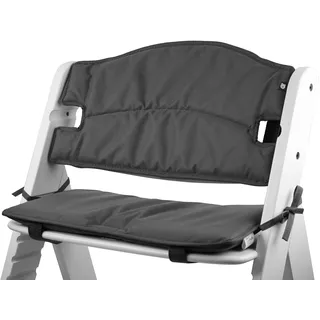 Tinydo Hochstuhl Sitzkissen für Hauck Alpha - ergonomisches Memory-Schaum Kissen zur Rückenentlastung, extra dicke Polsterung - Sitzverkleinerer Auflage ohne Verrutschen (Dunkelgrau)