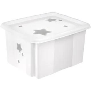 KEEEPER Aufbewahrungsbox Karolina 42,5 x 35,5 x 22,5 cm 1-tlg. Weiß