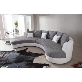 INOSIGN Ecksofa »Limoncello organische Formensprache, L-Form«, ergonomische Form grau