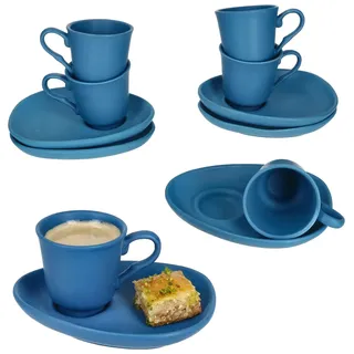 Mambocat Espressotasse 0,07 l Blau 6 St.