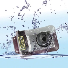 DiCAPac wasserdichte Kamera Schutzhülle passend zu Digitalkameras mit 190mm Umfang und bis zu 31mm Objektivlänge