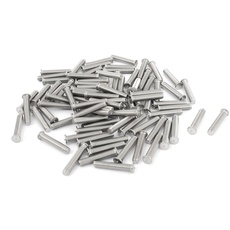 sourcing map 100pcs M4x20mm 304 Edelstahl Schweißbolzen Maschinen Schraube mit Löten de