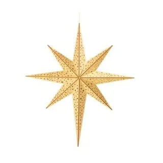 TV Unser Original 04716 christmaxx LED-Weihnachtsstern aus Holz, 52 cm