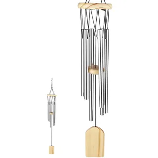 Frevoitna Windspiel Garten, Klangspiel für Draußen Hängend, Wind Chime | Garden Wind Chimes, Hängendes Türklingel-Windspiel als Geschenk, Garten Glockenspiel, Metal