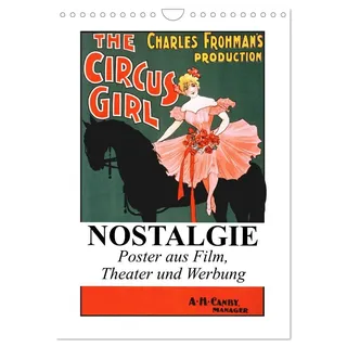 NOSTALGIE Poster aus Film, Theater und Werbung (Wandkalender 2026 DIN A4 hoch), CALVENDO Monatskalender: Nostalgische Poster aus der guten alten Zeit (CALVENDO Kunst)