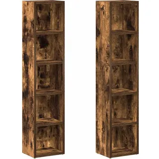 vidaXL Bücherregal 21 x 16 x 93,5 cm Braun