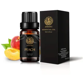 Aphrosmile PFIRSICH Ätherisches ÖL, 10 ml für Diffusor & Raumduft | PFIRSICH Ätherisches ÖL 10 ml Füllmenge, Duftöl, Für Diffusor, Luftbefeuchter, Massage, Raumduft