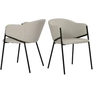 SIT Möbel Armlehnstuhl Polyester beige 2er Set