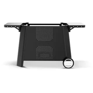 cozze® Vielseitiger Rollbarer Grilltisch Outdoor (1460 x 700 x 745 mm) | Praktischer Grillwagen ohne Grill | Beistelltisch für Außen | Grill Rollwagen Besonders Geeignet für Cozze Plancha 800