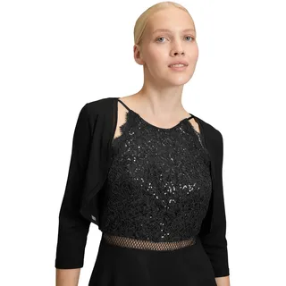 Vera Mont Damen Bolero-Jacke figurbetont Schwarz,36