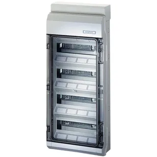 GUSTAV HENSEL 48 MODULI 4 FILE FÜR MODULARE SCHALTER IP65 KUNSTSTOFF KV8448