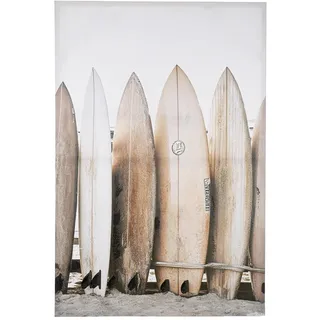 Gilde "Bild rechteckig Surfbretter", Strandbilder 1 Stk. tlg., farbe bild(er): braun