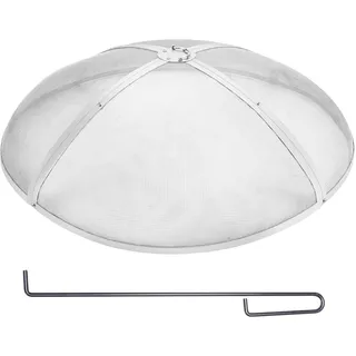 VEVOR Funkenfang für Feuerschalen Ø 1016 mm Feuerstellengitter Funkenschutz Edelstahl Funkenhaube 2-mm-Maschenlöcher Feuerschale Funkenschutzhaube Ideal für Feuerstellen Feuerschalen und Kaminen