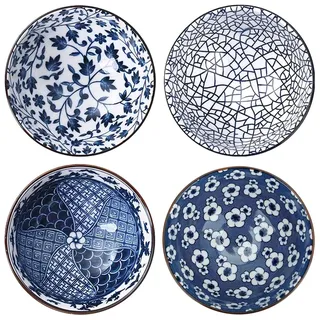 Intirilife Schalen-Set Blau 4-tlg.