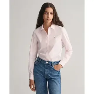 Gant für Damen. 4300141 Stretch Oxford Slim Fit Hemd rosa (44), Baumwolle, Langarm