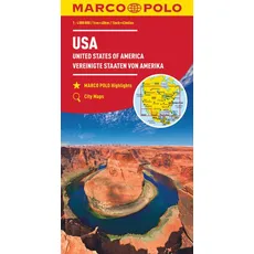 MARCO POLO Kontinentalkarte USA 1:4 000 000
