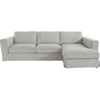 Home Affaire »Vintage L-Form« 3-Sitzer Polsterecke im Landhausstil, mit abnehmbarer Husse,