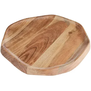 Butlers Servierplatte Acacia organisch - Akazienholz - Braun , Holz , 28x2.5x29 cm , Geschirr, Tischkultur & Serviergeschirr, Servierplatten