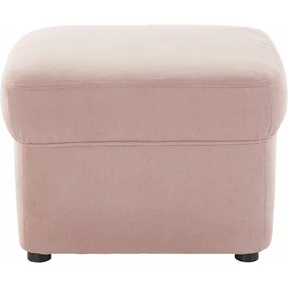 DOMO collection Polsterhocker Sarafina 61 x 40 x 61 cm Rosa/Orange