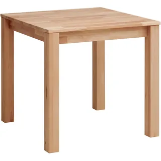 Livetastic Esstisch , Kernbuche , Holz , Kernbuche , massiv , quadratisch , eckig , 80x75x80 cm , gastro- und objekttauglich, in verschiedenen Größen erhältlich , Holzmöbel, Holztische, Esstische Holz, Massivholztische