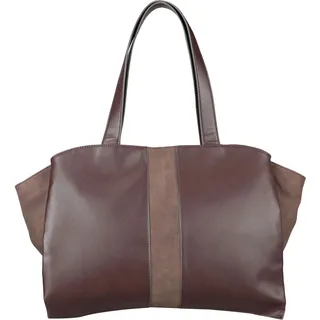 GERRY WEBER Schultertasche Soft Mix Shopper XLHZ Darkbrown dunkelbraun - Dunkelbraun