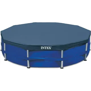 Intex Poolabdeckung Rund blau 366 cm