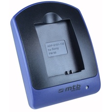 Ladeschale (Micro-USB) kompatibel mit Sony NP-FW50 / RX10 II, III/Alpha 5100, 6000, 6300, 6500 / DSLR-, NEX-, SLT-, ILCE... - s. Liste