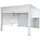 Pergola 3 x 3 m Weiß