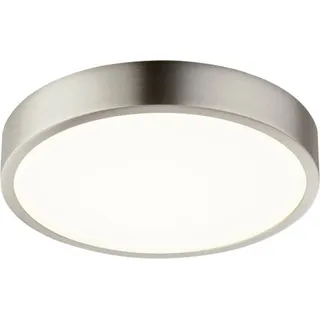 Deckenleuchte LED Wohnzimmer Büro Bad Küche Deckenlampe dimmbar 12366-22 - Silber, Blau
