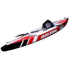 JBAY.Zone Kayak Kanu aufblasbar Einsitzer V-Shape Mono 385x81cm Drop-Stitch hoher Druck