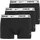 Everyday Cotton Stretch Trunks Black/Black/Black S 3er Pack