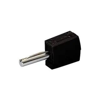 WAGO Bananenstecker Stecker, gerade Stift-Ø: 4 mm Schwarz