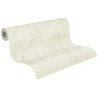 A.S. Création Vliestapete Marmor 32 cm x 10 m 0 g Beige/Grau