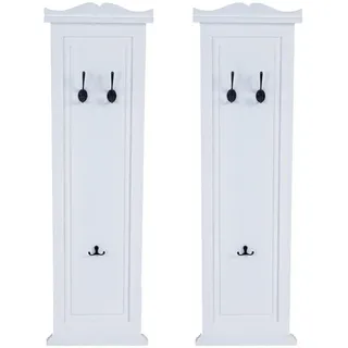 MCW Wandgarderobe H33 109 x 28 x 4 cm Weiß