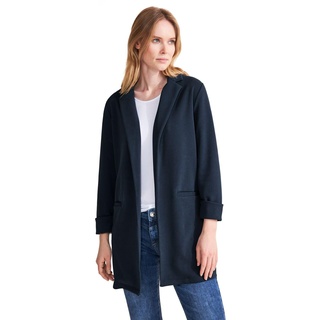 STREET ONE Damen Long Blazer, deep blue, 38