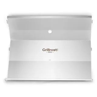Grillrost.com Das Original Grillrost 2,3 kg Edelstahl Silber/Weiß