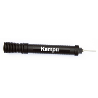 Kempa Kompakte Zwei-Wege-Ballpumpe für Handball, Fußball, Basketball etc., Luftpumpe mit Dual Action, Doppelhub-Pumpe, inkl. Ventil-Nadel, 200180001, Schwarz