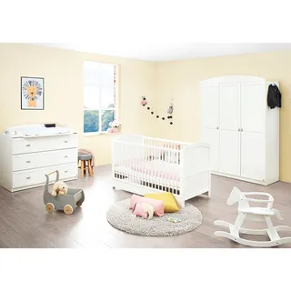 Pinolino 100025BG Kinderzimmer 'Laura' breit groß, Weiß