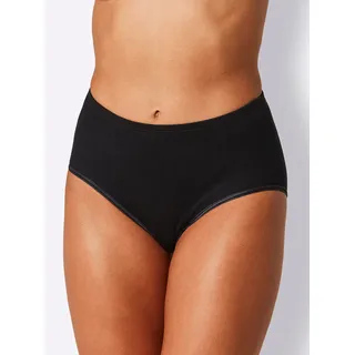 Taillenslip SPEIDEL, Damen, Gr. 36/38, 3 Stk., schwarz (3 stück schwarz), 100% Baumwolle, Unterhosen Taillenslip