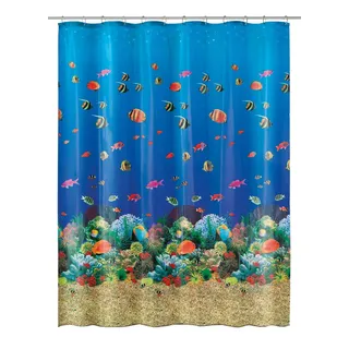 KLEINE WOLKE Duschvorhang Malediven 180 x 200 cm mehrfarbig