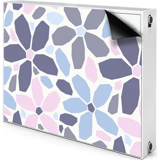 Magnet Heizung Verkleidung Abdeckung Heizung Heizkörperabdeckung 90x60 cm - Blumen, geometrisch